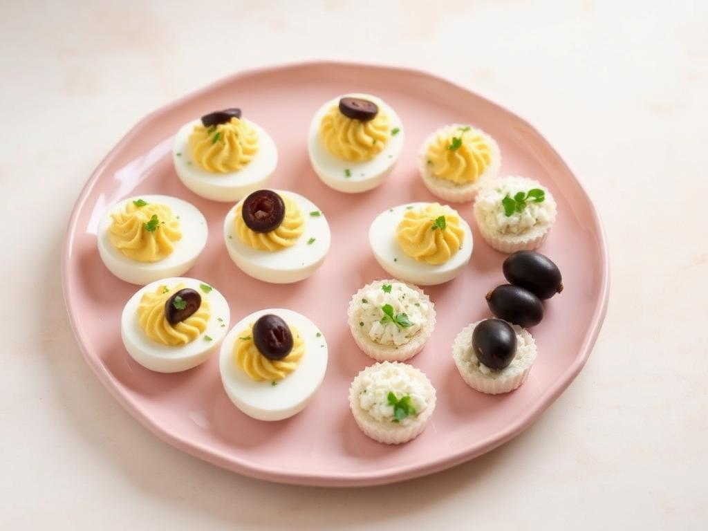 Cucumber Whipped Feta Bites